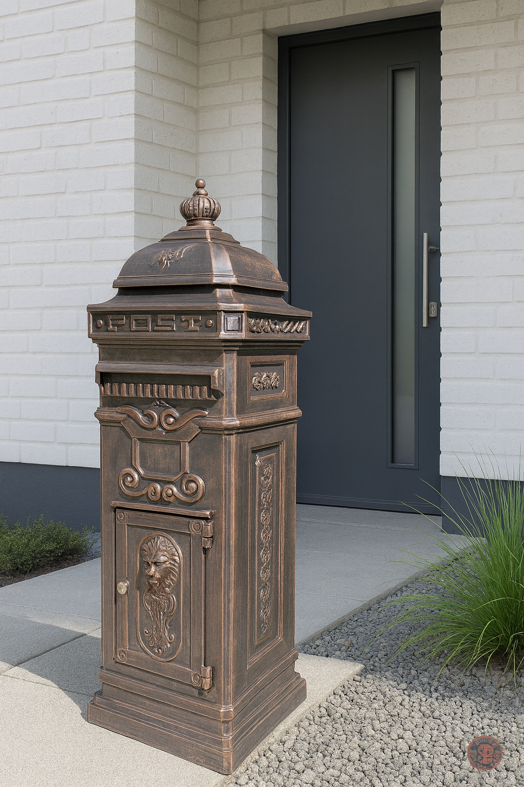 Säulenbriefkasten Postkasten Standbriefkasten Briefkasten Bronze Säulenbriefkasten Postkasten Standbriefkasten Briefkasten Bronze
