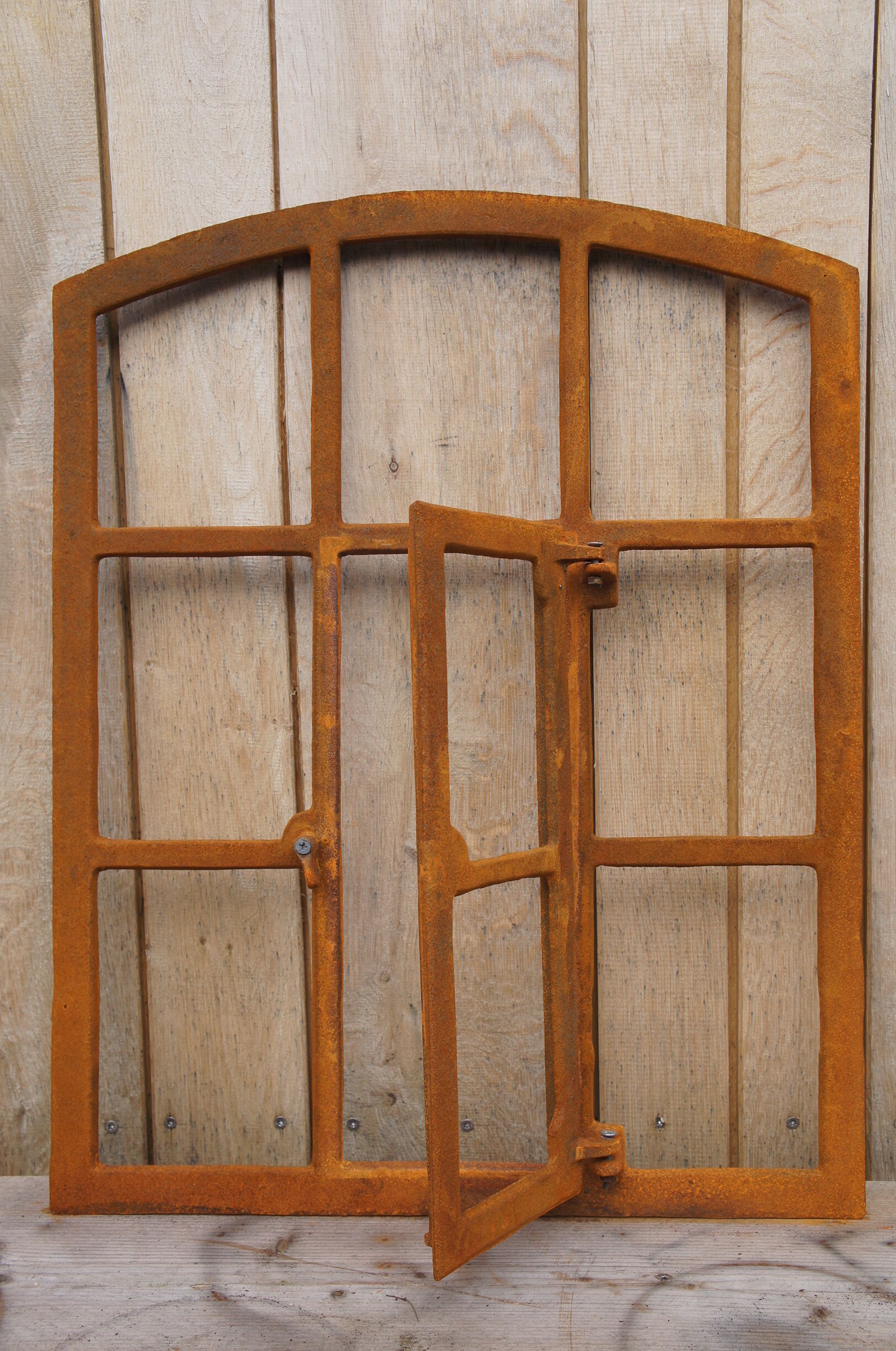 Generisch Gussfenster mit Tür Eisenfenster Antikfenster Stallfenster Fenster