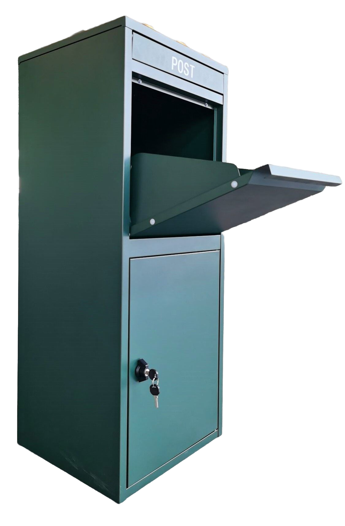 Postkasten-Gruen