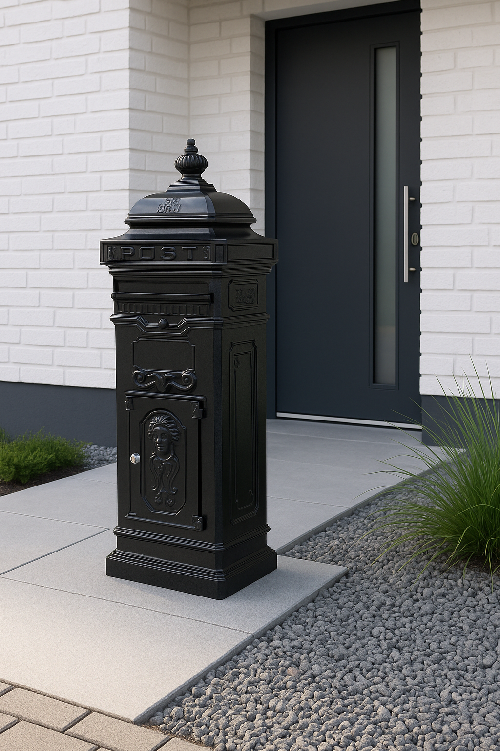 Säulenbriefkasten Postkasten Standbriefkasten Briefkasten Mailbox Säulenbriefkasten Postkasten Standbriefkasten Briefkasten Mailbox